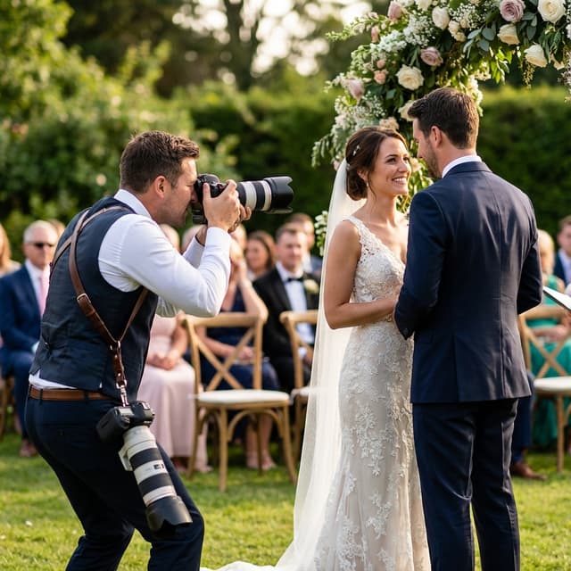 Professional wedding photography